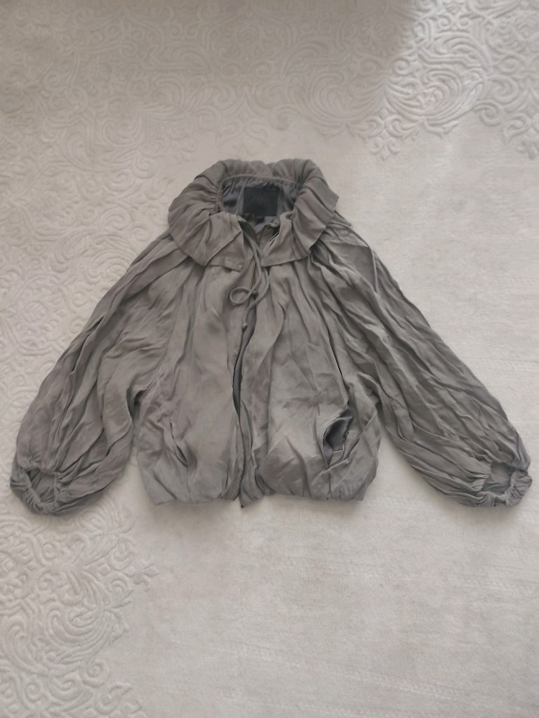 ZARA TENCEL TAKIM bomber ceket pantolon L XL İpekyol vakko mango - 6