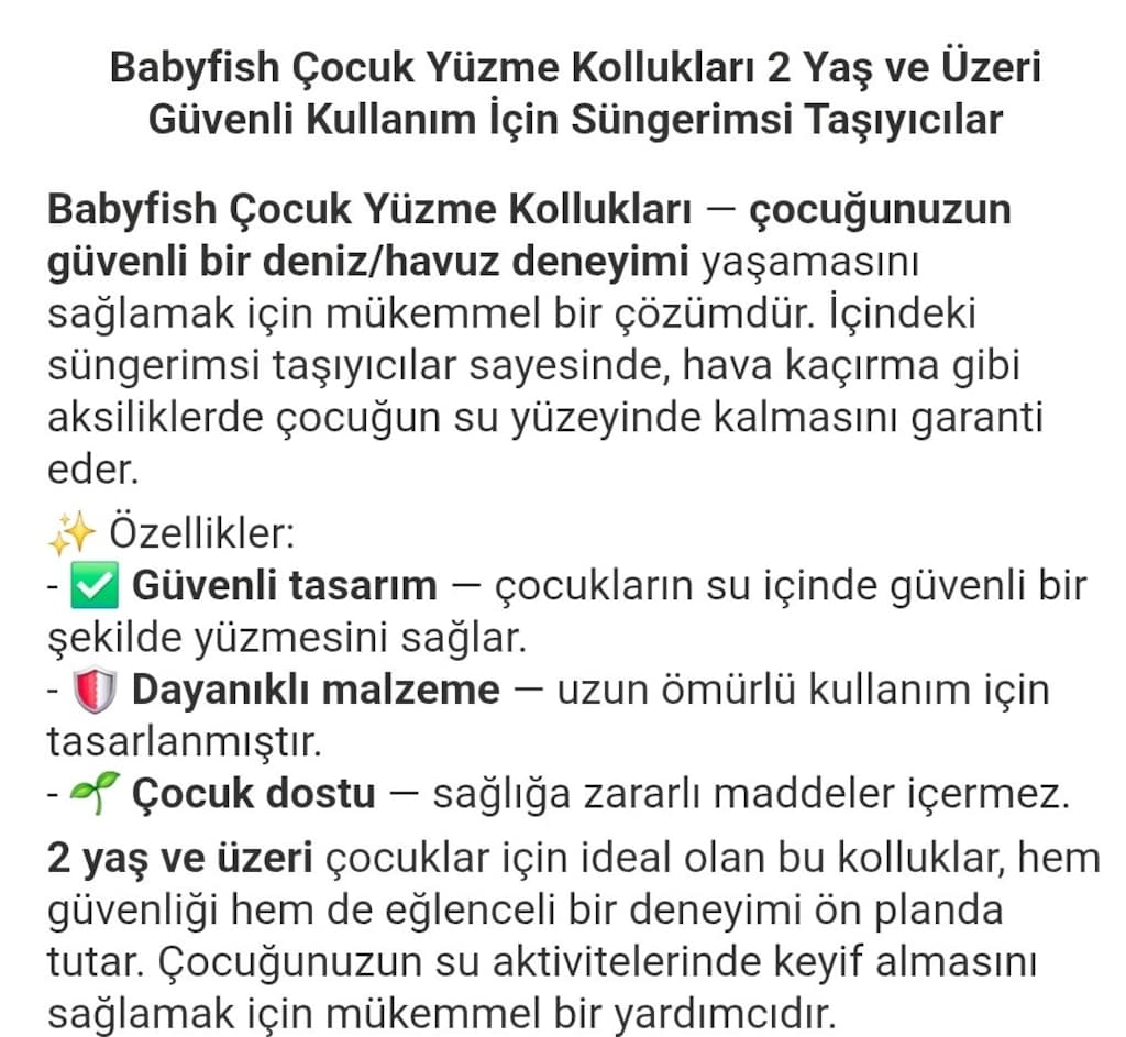 Babyfish Çocuk Kolluk - 6