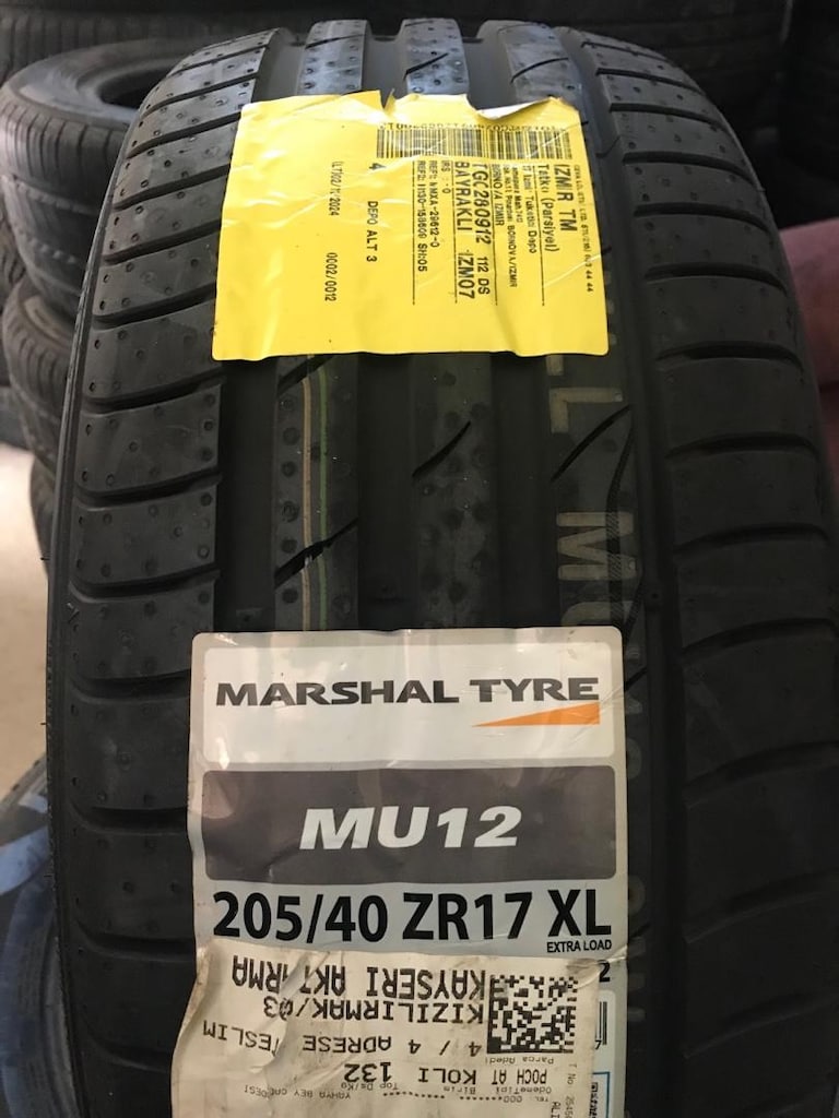 205/40r 17 Ebat Sıfır Yaz Lastiği Marshall Kore - 2
