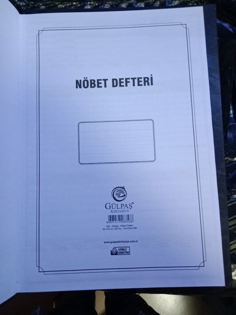 Nöbet defteri - 2