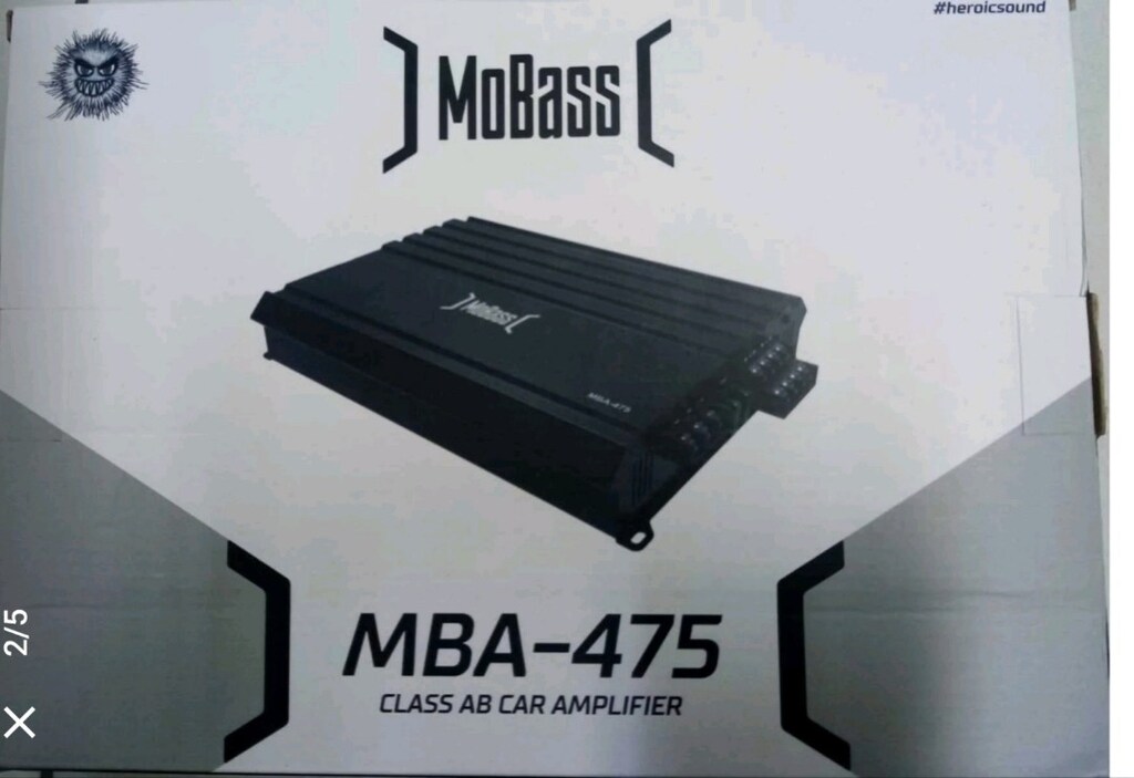 MOBASS MBA-475 OTO ANFİ 4 KANAL KALİTELİ SIFIR ÜRÜN KAPALI KUTU - 3