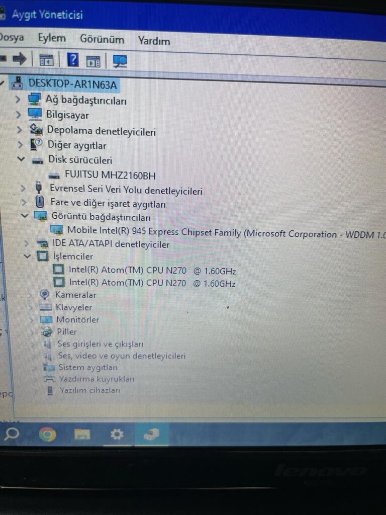 Lenovo IdeaPad S10-2, 1.66 GHz Intel Atom N280 işlemci, 2GB 160 gb hdd - 5