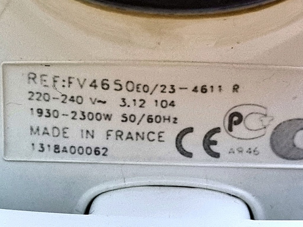 Tefal (modern Buharlı ütü Fransız malları) - 6