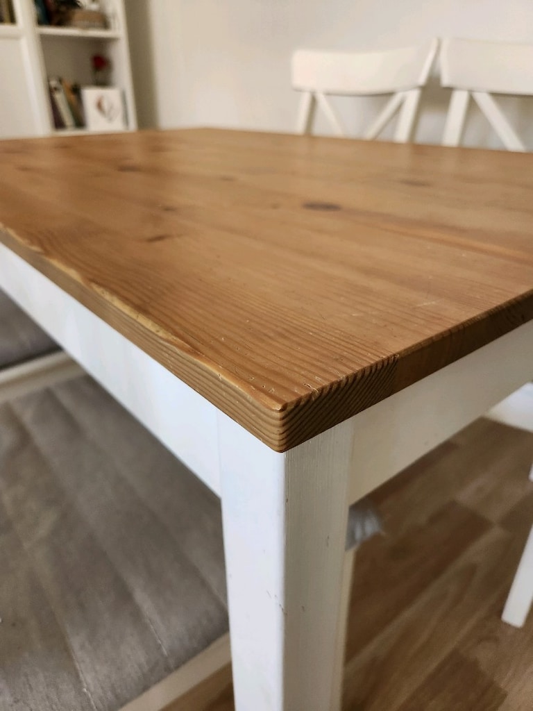 IKEA 4 Kişilik Masa Sandalye Takımı – 4 INGOLF Sandalye + Minder - 4