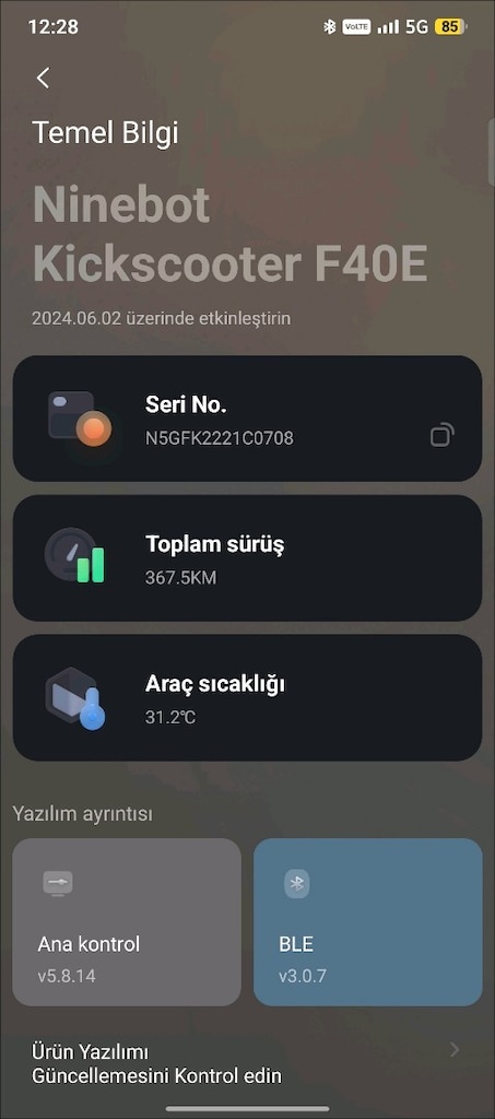 ninebot f40 e 380 kmde takas olur - 7