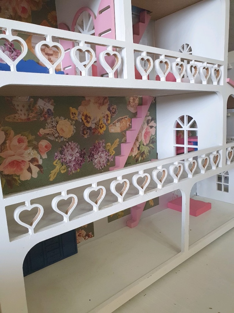 Ahşap Oyuncak Evi Barbie Evi - 5