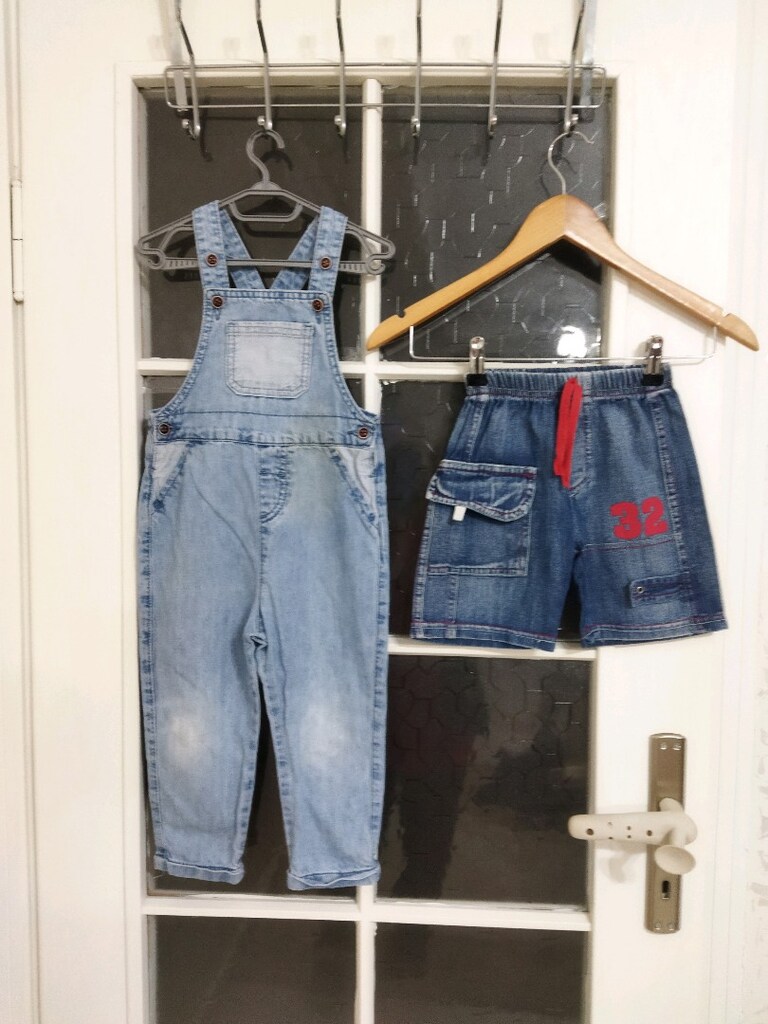 LCW baby 24_36 M erkek çocuk kot salopet ve şort