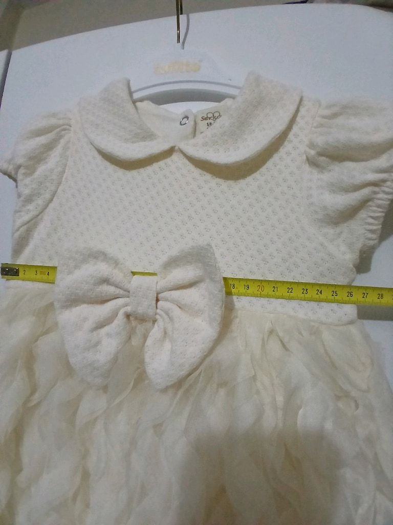Serkon Bebe Yaka Fiyonklu Tüllü Elbise(18-24 Aylık) - 10