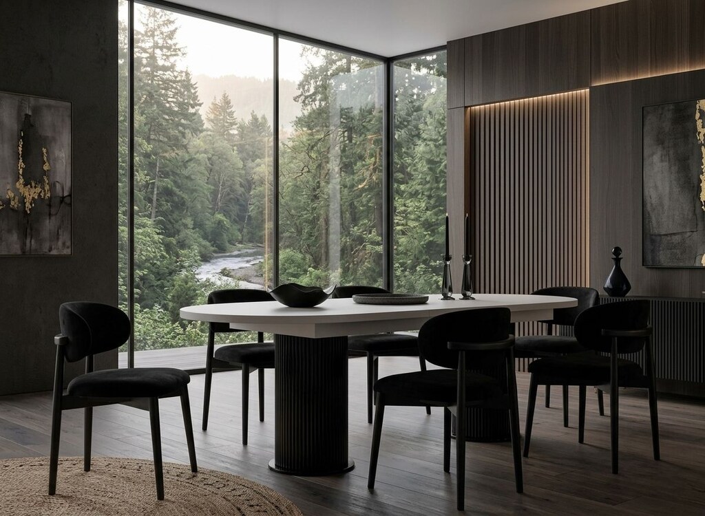 Sıfır , %100 MDF , Modern Bohem Açılan Masa - Aytaşı , Siyah - 17