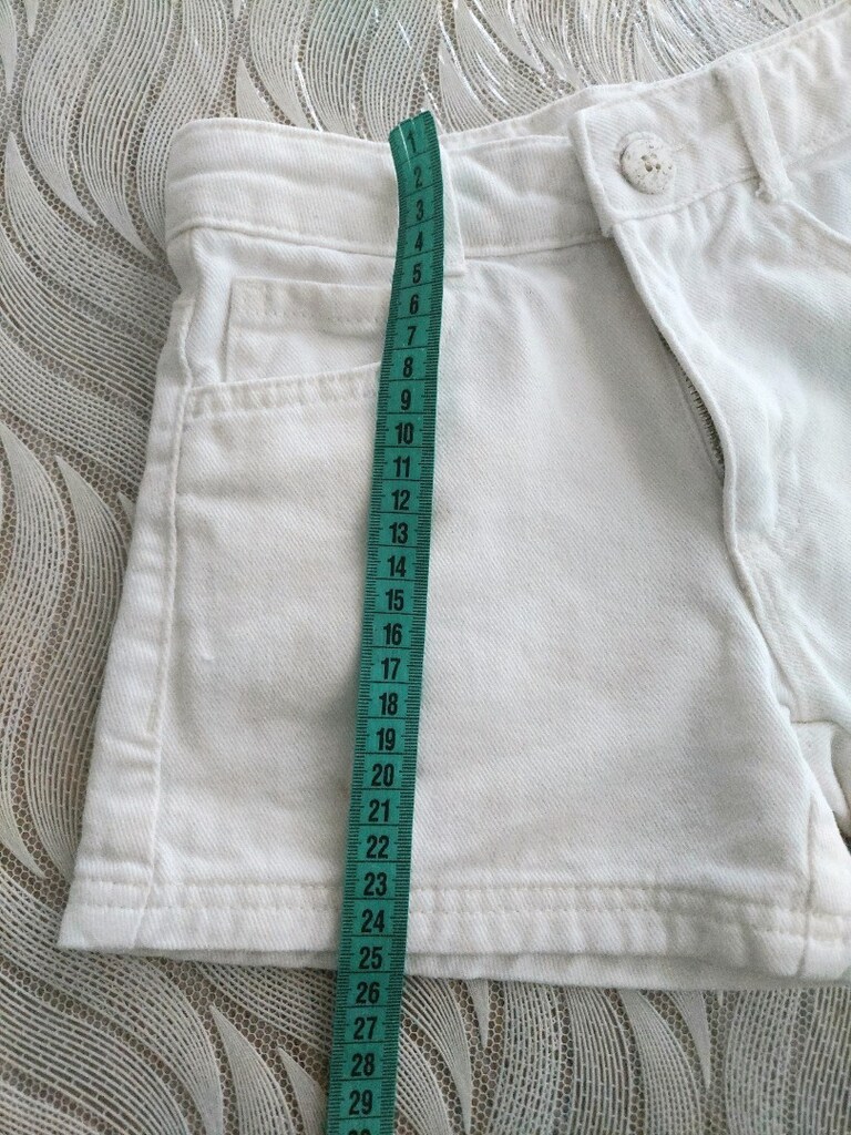 LCW kız çocuk beyaz Jean şort - 10