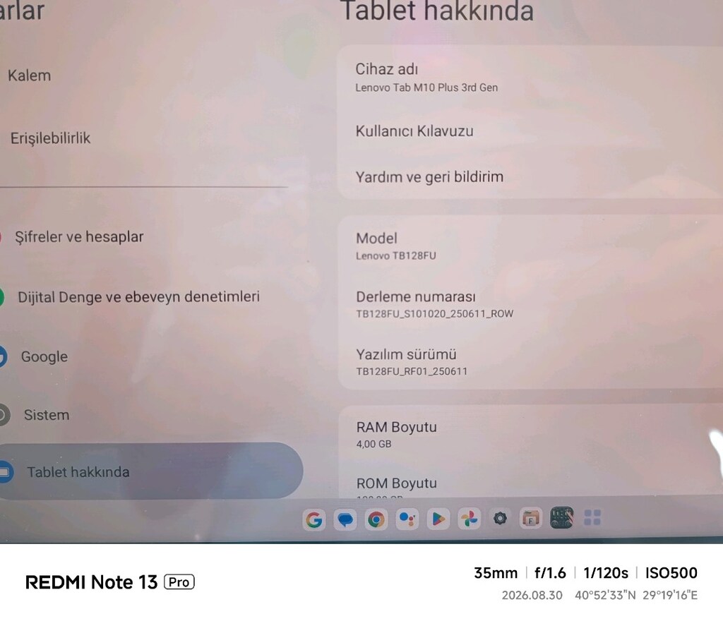 Lenovo tab - 4