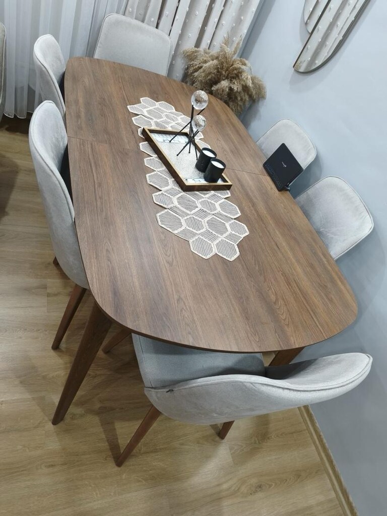 Doğtaş nova açılabilir yemek masası ve 6 sandalye takımı - 8
