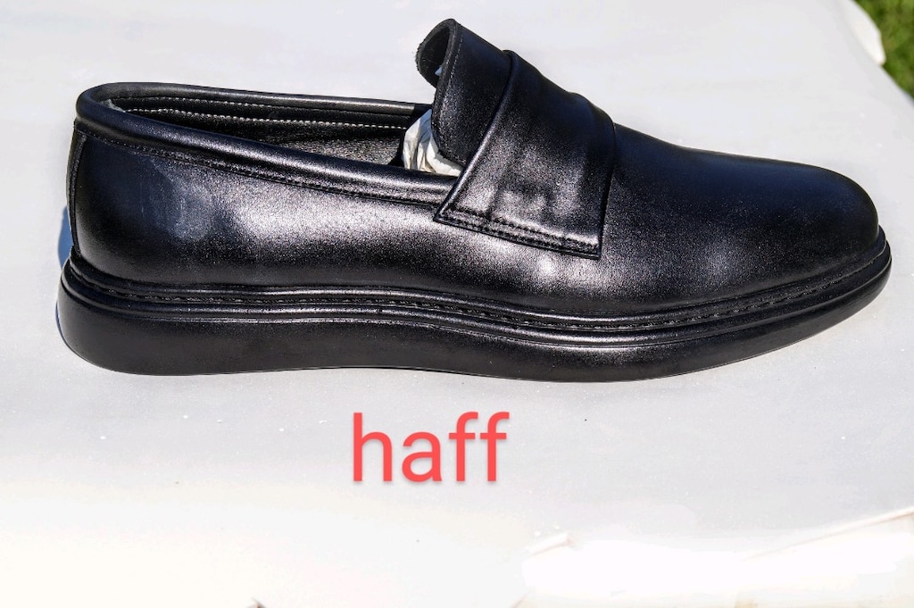 HAKİKİ DERİ GÜNLÜK LOAFER SİYAH (40-44) ERKEK AYAKKABI YENİ - 15