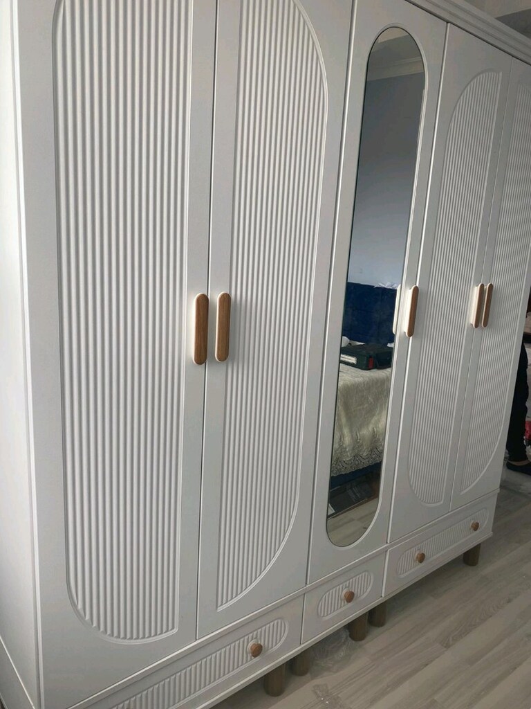 5 Kapılı MDF Gardırop, 5 Kapaklı Bohem Dolap - 9