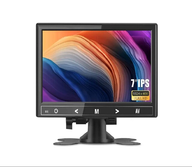7 inç-9 inç Araç Monitörü 12/24 Volt VGA-HDMİ GİRİŞLİ KUMANDALI