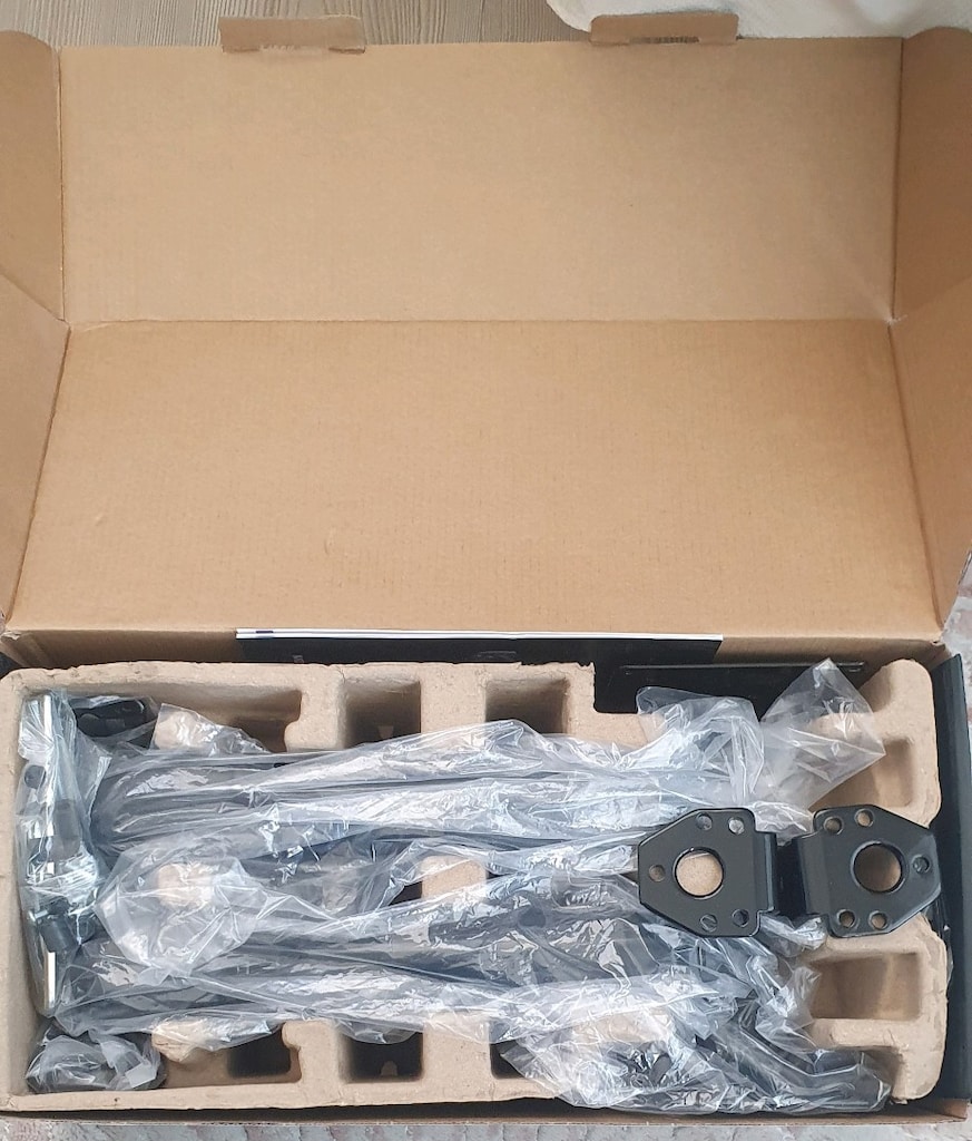 North Bayou F160 çift kollu amortisörlü monitör standı - 3