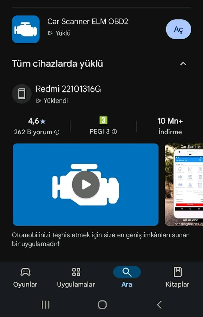 ELM-327 OBD-2 ARAÇ ARIZASI TESPİT CİHAZI - 3