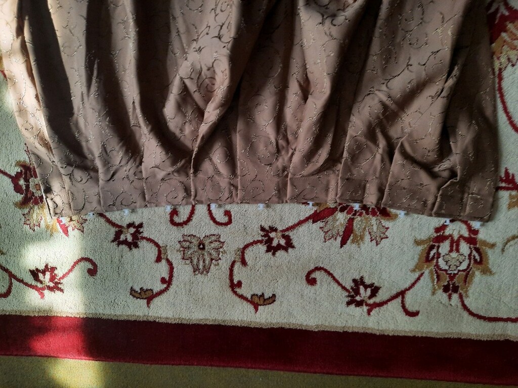 Çok Şık Kahverengi ve Krem Fon Perde - 4