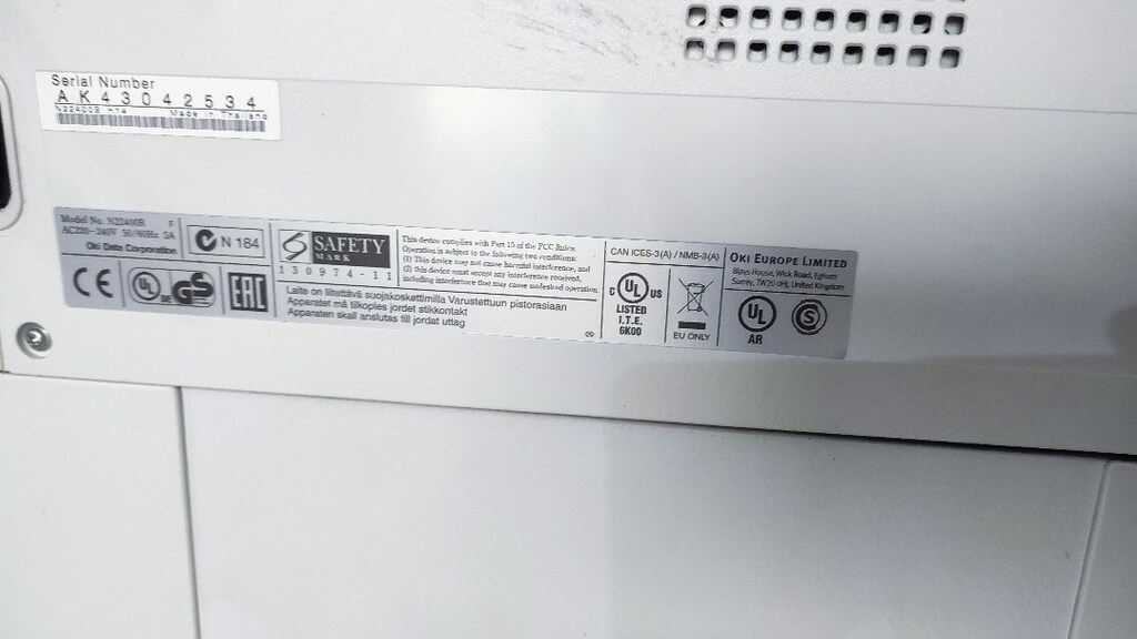 Oki ES7170 MFP Çok fonksiyonlu yazıcı tarayıcı - 5