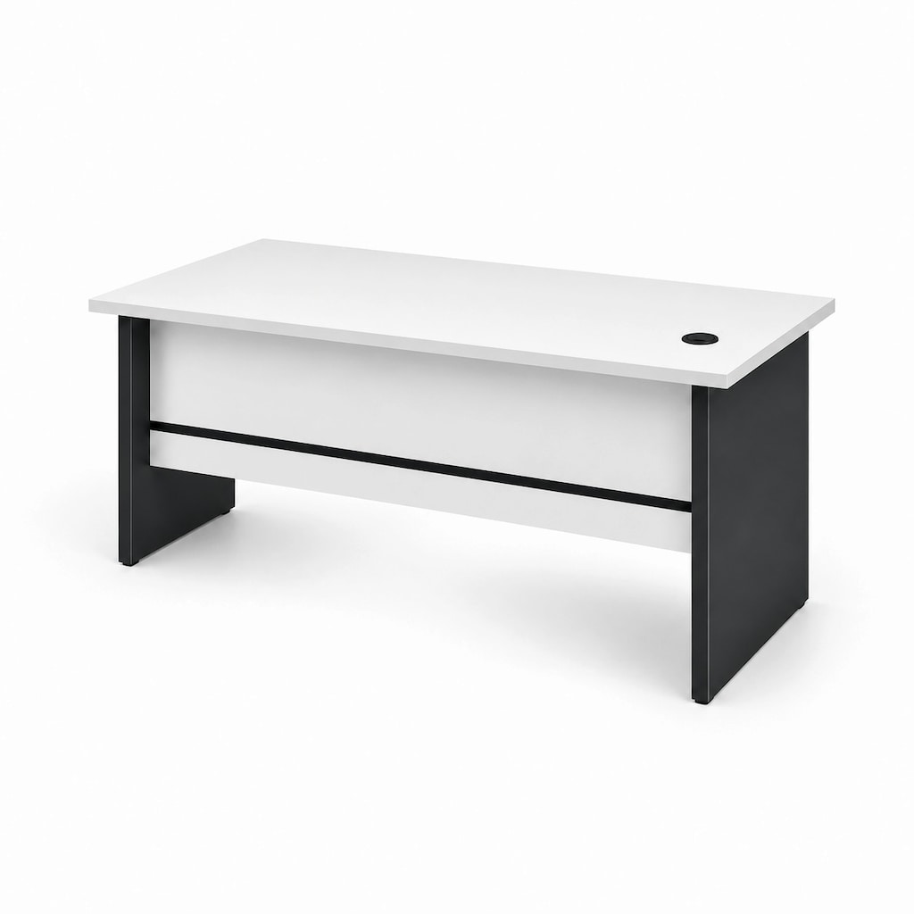 ATOM OFİS - MEKOM BEYAZ ÇALIŞMA MASASI - 160 CM (2 YIL GARANTİ) - 6