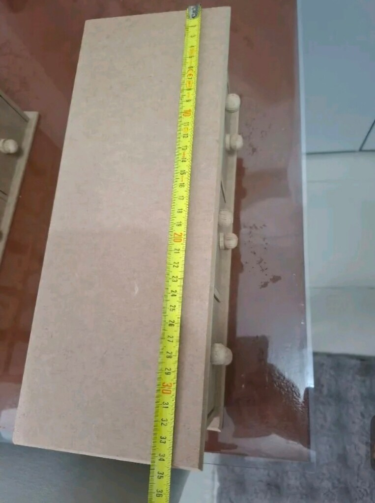 Hobi Ahşap, Boyanabilir, Ham Mdf 6 Çekmeceli Kutu - 3