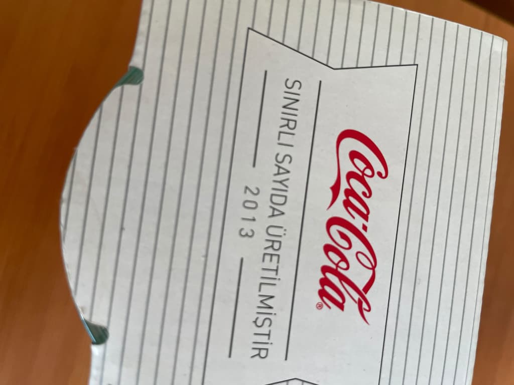 Koleksiyonluk Coca-Cola Sınırlı Sayıda Üretim limited edition bardak - 2