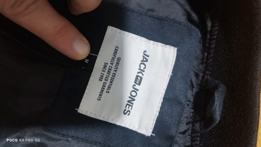 #Jack&Jones süet mont..Koyu antrasit ya da koyu lacivert rengi. - 5