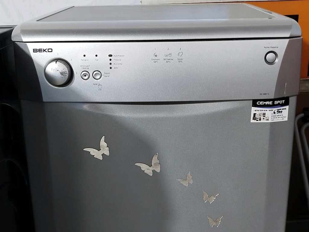 BEKO 3 PROGRAM GRİ BULAŞIK MAKİNESİ İZMİR İÇİ 3 AY GARANTİMİZ VARDIR - 2