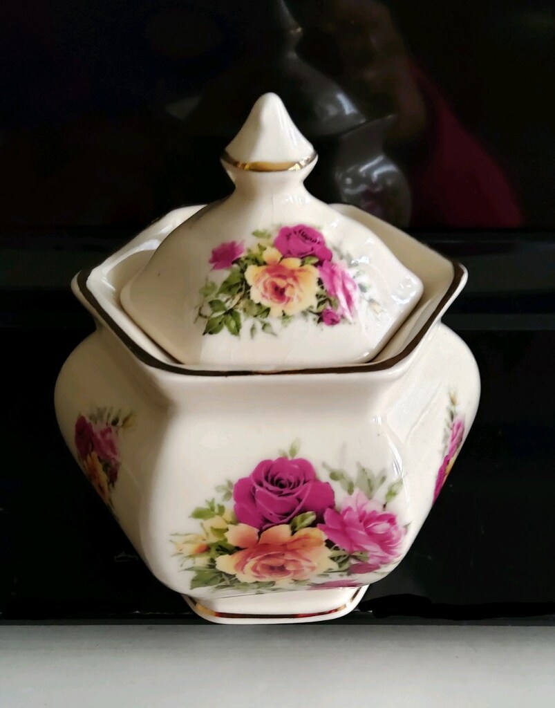 İngiliz Porselen Şekerlik Staffordshire, kusursuz - 2