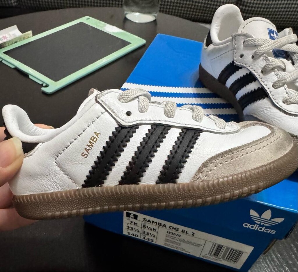 Bebek Beyaz Adidas Samba Sneakers 23 Numara - 3