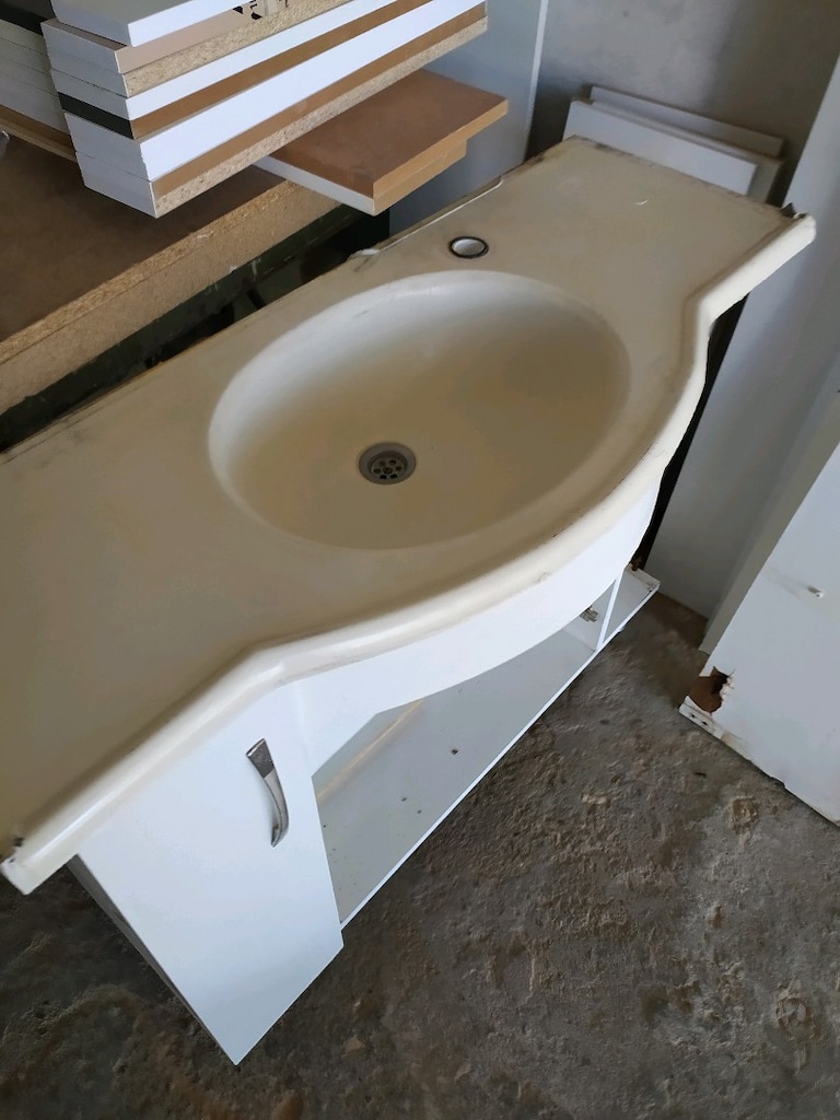 döküm mermer lavabo banyo - 2