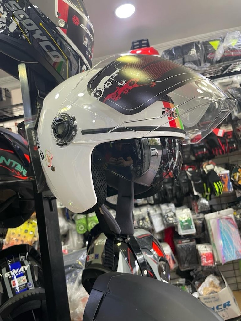 GÜNEŞ VİZÖRLÜ YARIM KASK SIFIR - 4