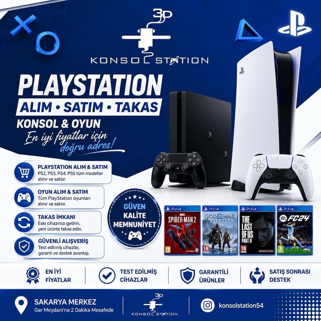 PlayStation 4 Slim 500 GB | 6 Ay Garantili | Tam Set | - 2