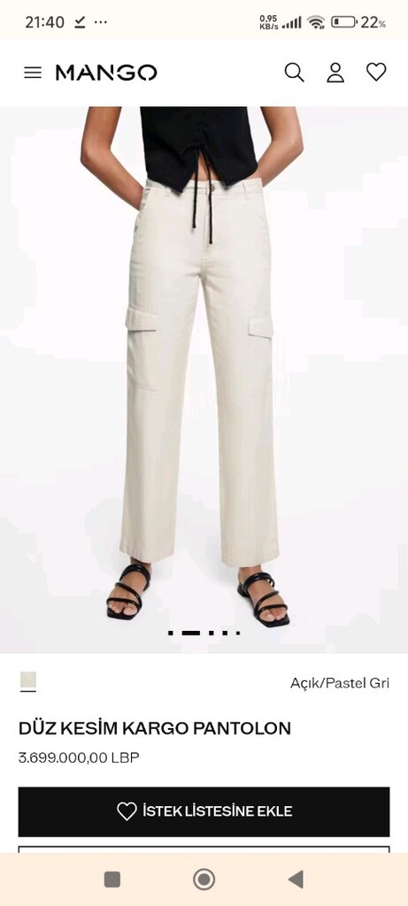 #Mango Kargo Cepli Pantolon - 7