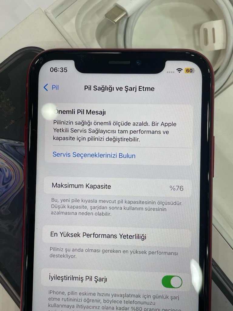 IPHONE XR 256 GB PİL 100 TR Hatasız kusursuz orijinal - 4