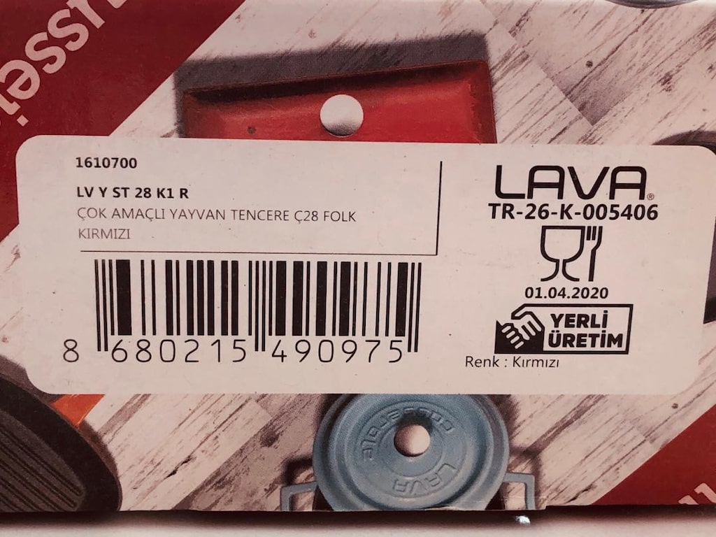 LAVA 28cm çok amaçlı döküm yayvan tencere - 6