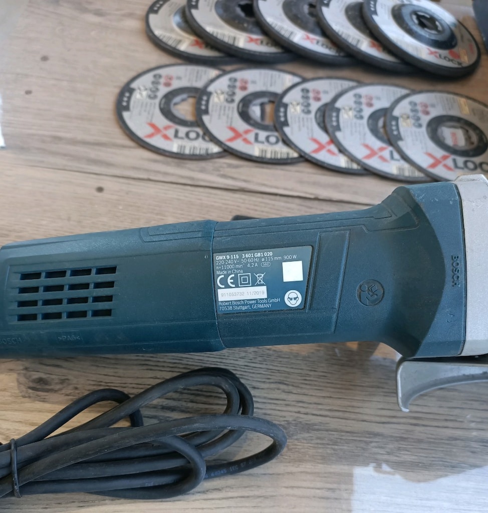 BOSCH GWX 9-115S Avuç içi taşlama - 2