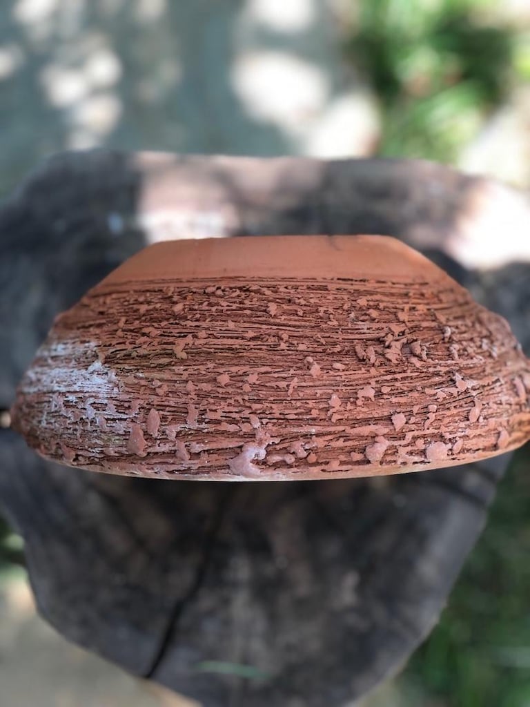 Doğal Dokulu Bonsai Saksısı-Çömlek Saksı - 3
