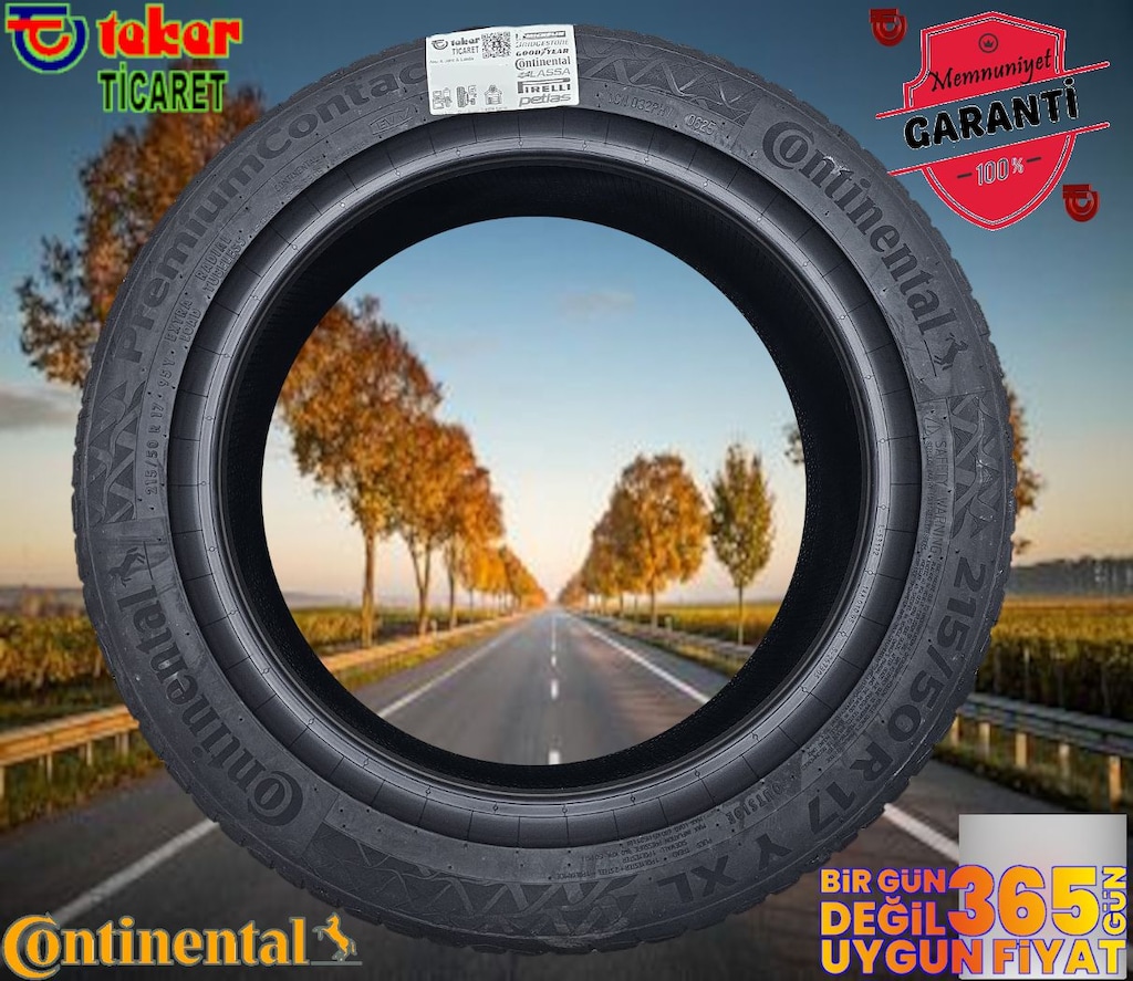 215 50 17 Continental PremiumContact 7 #mevsim Lastik# Teker Ticaret - 2