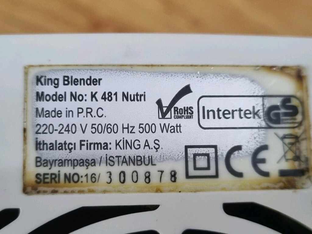 King K 481 Nutri 500 W Blender - 4