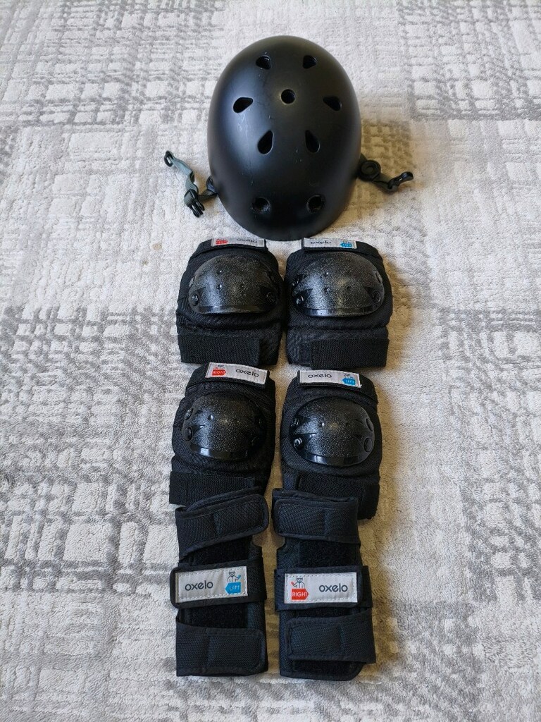 OXELO Paten kask ve koruyucu seti - 2