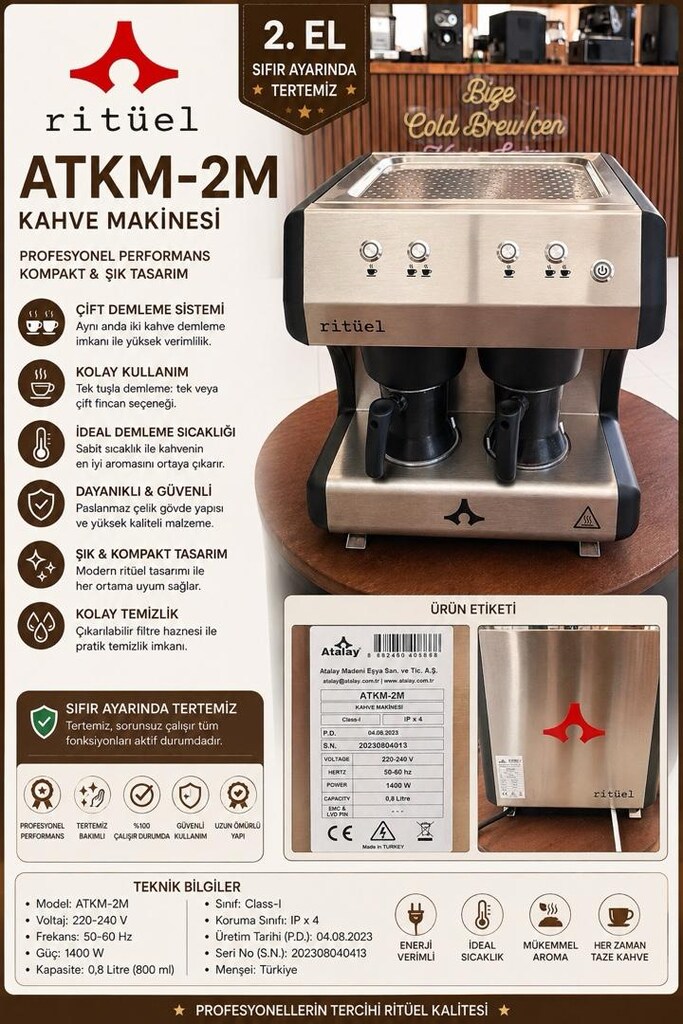 RİTÜEL KAHVE MAKİNESİ TERTEMİZ - 2
