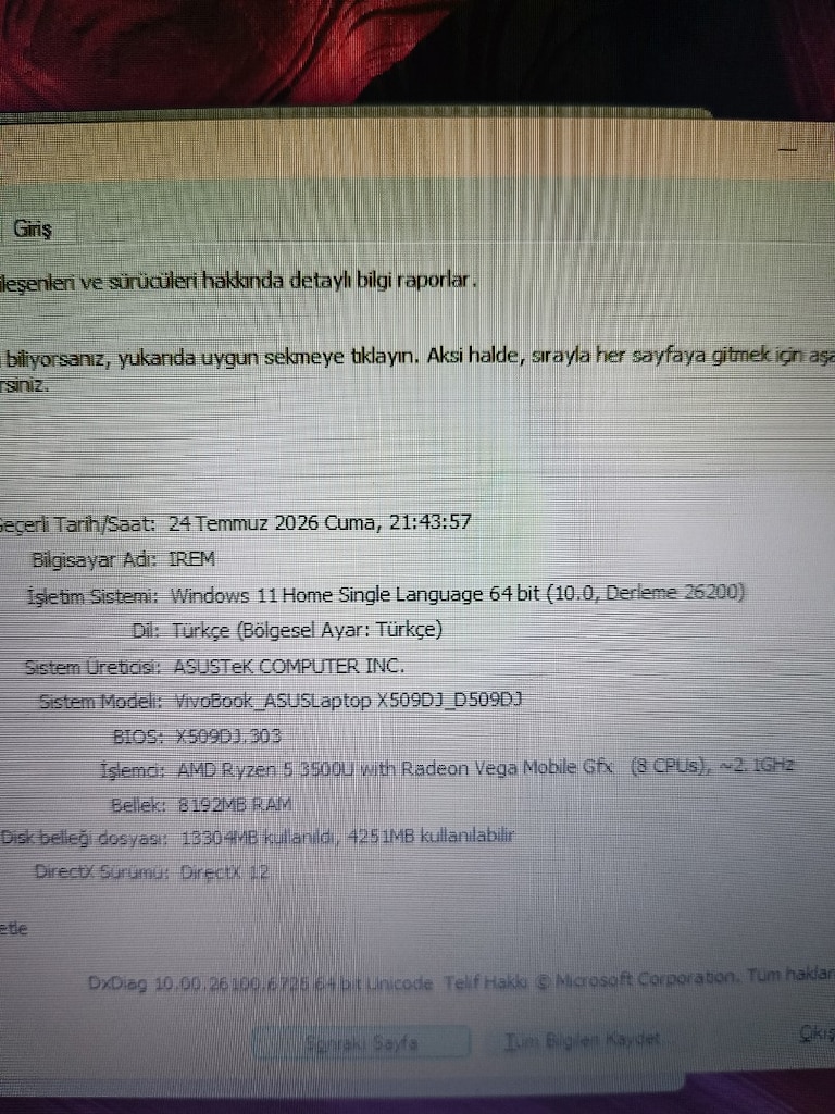 Asus rayzen 5 çok temiz - 5