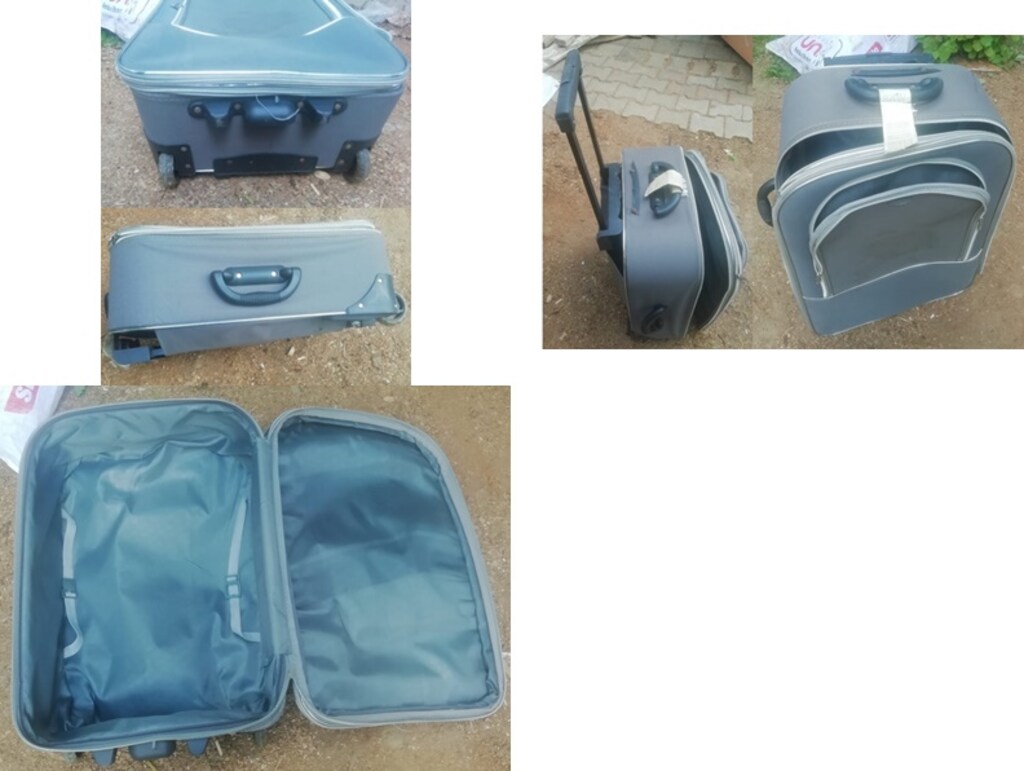 Bez model bavul tekerlekli asansör kolludur