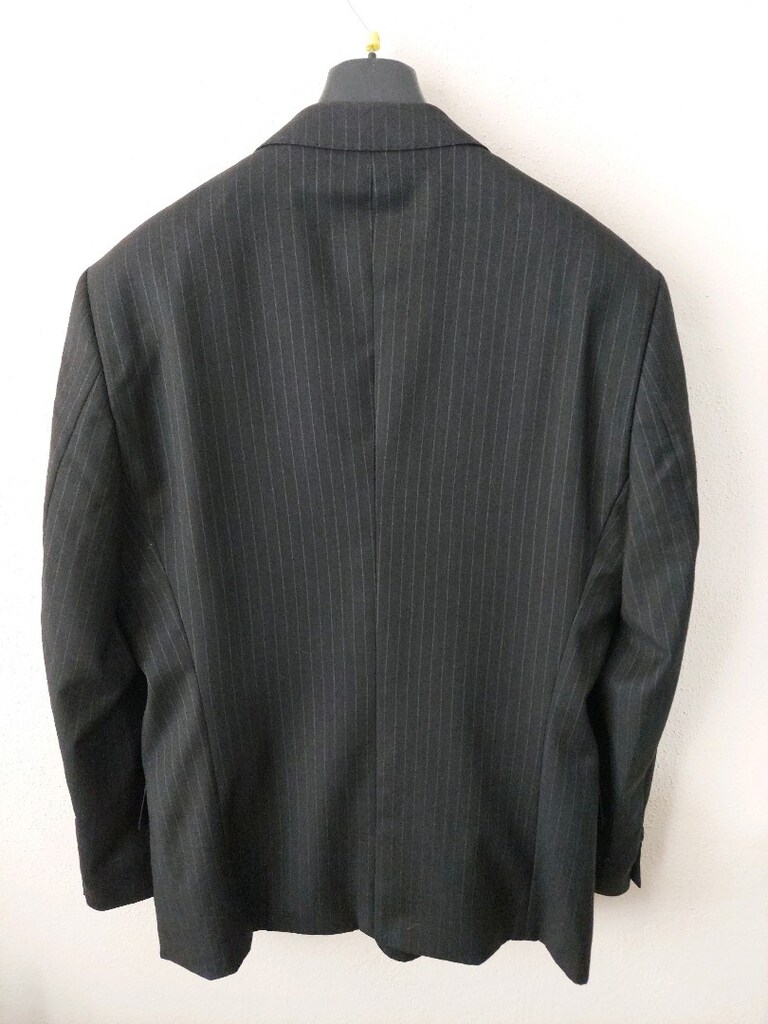 W erkek %100 yün 3 düğmeli blazer ceket - 2