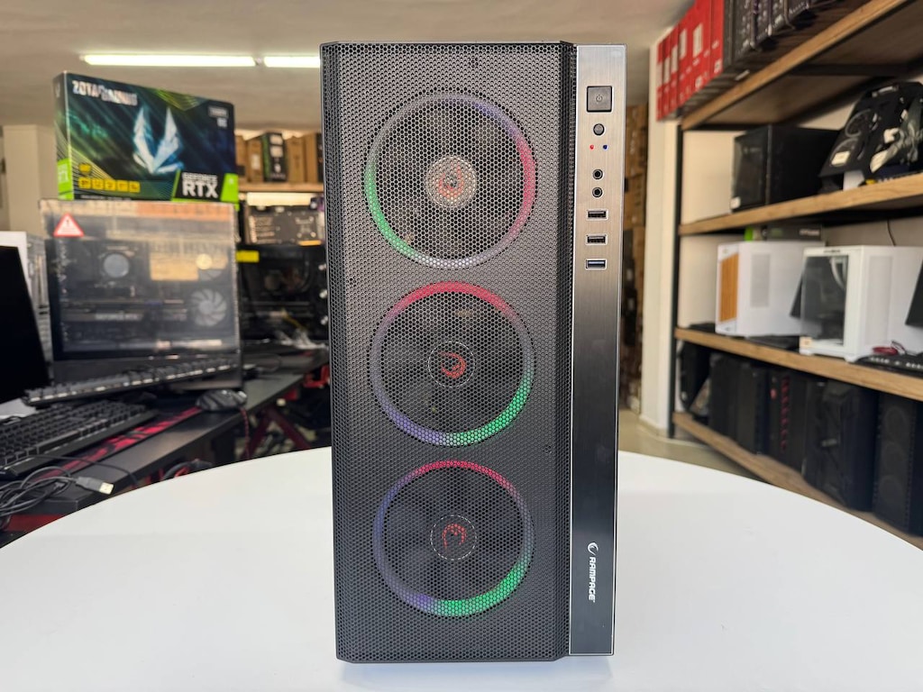 RAMPAGEKASA AMD RYZEN3 2300X 8GB RAM 120GB SSD 500GB HDD RX 5500XT 4GB - 8
