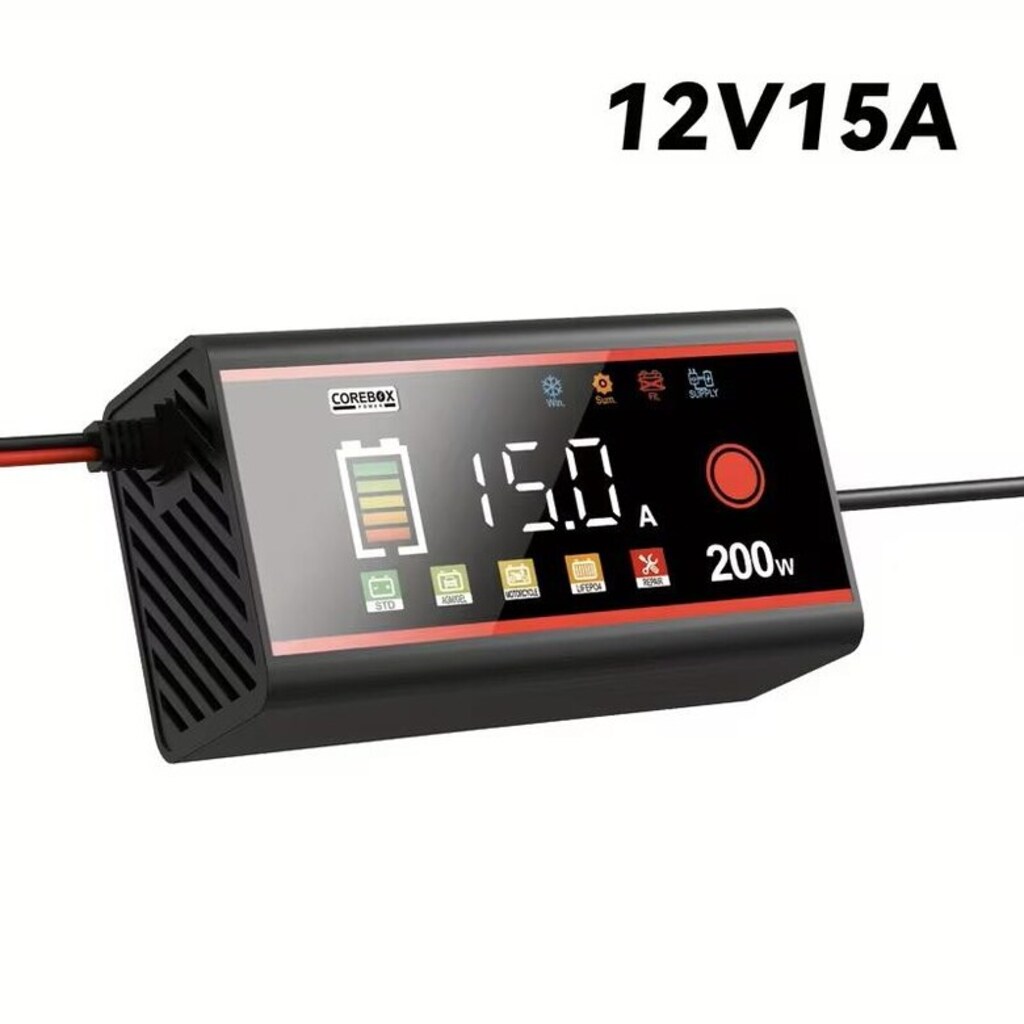 LiFePO4 12V 15A AKILLI AKÜ ŞARJ VE ONARIM CİHAZI (SIFIR) - 7