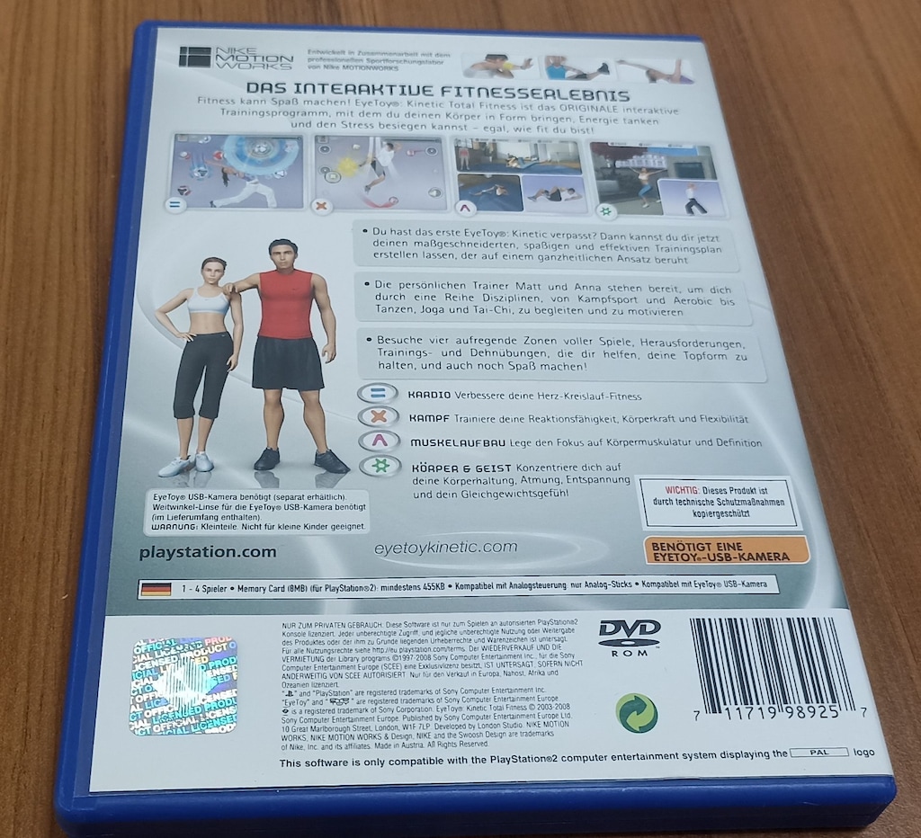 EyeToy: Kinetic PS2 Playstation 2 - 2