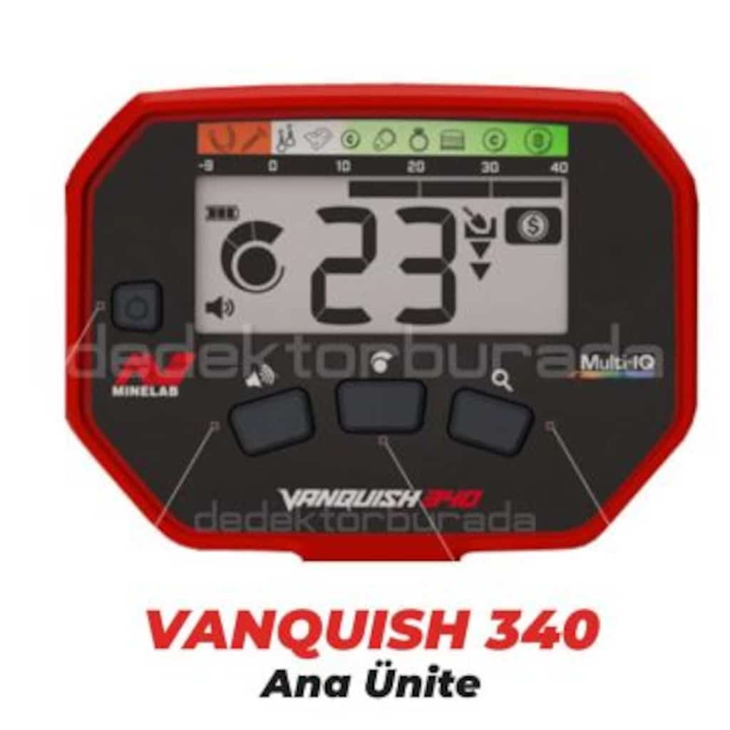 Minelab Dedektör Vanquish 340 Dedektör - 3