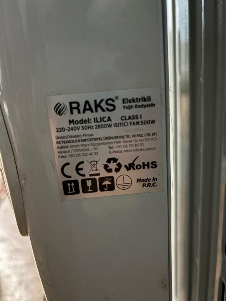 Raks 10 dilimli Isıtıcı - 4